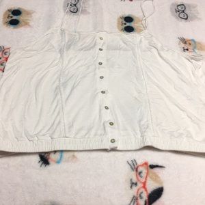 Hardly worn white tank